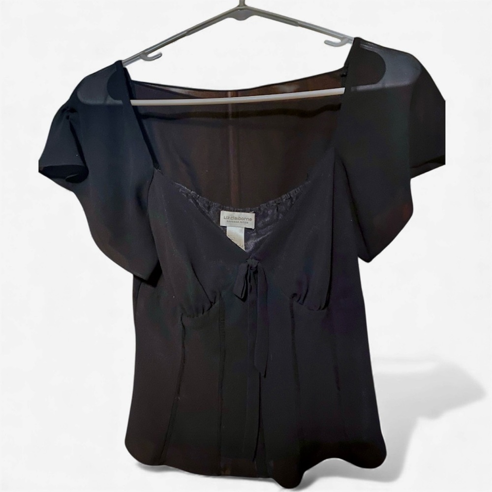 Elegant Black Women's Top